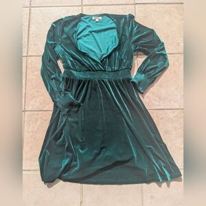 Briggs New York | Dresses | Nwt Briggs Ladies Long Sleeve Velvet Dress  Black | Poshmark